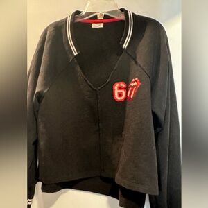Off shoulder if you choose to wear sweatshirt